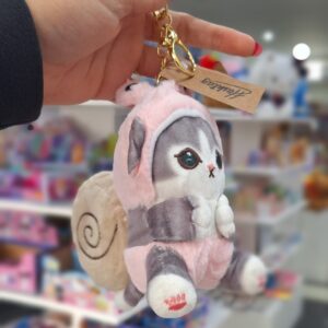 Llavero de peluche Mofusand caracol