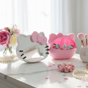 Espejo Portacosmeticos Hello Kitty