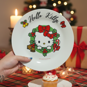 Plato Navideño -Hello Kitty-