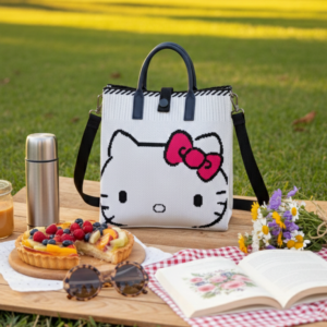 Cartera Tejida -Hello Kitty-